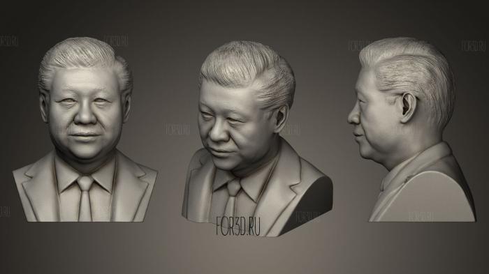 Xi Jinping stl model for CNC